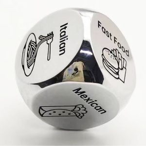 Nuevo producto <span class=keywords><strong>Ideas</strong></span> 2025 Metal logotipo personalizado D6 20MM 25MM 30MM juego <span class=keywords><strong>de</strong></span> dados <span class=keywords><strong>para</strong></span> Navidad aniversario novio novia regalos - Product Image 1