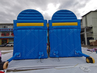 Glissières gonflables de piscine de garantie de qualité, glissière d'eau gonflable pour des piscines creusées