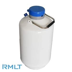 YDS-2L Портативный недорогой алюминиевый сплав криогенный контейнер для жидкого азота емкостью 2л, легкий в эксплуатации белый - Product Image 2