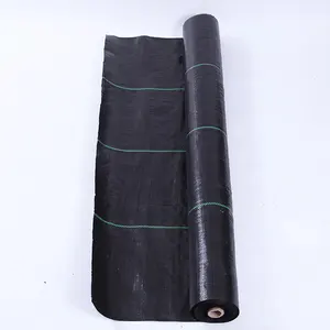 Pp Woven Membrane Pe Ground Cover Weedmat Anti Grass Weed Control Cloth Bloker Mulch Film Landscape Fabric Barrier Mat