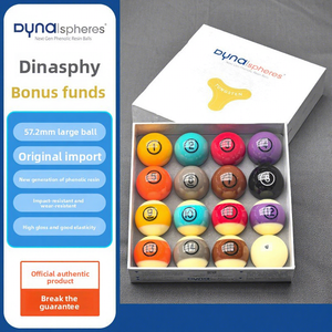 Bolas <span class=keywords><strong>de</strong></span> Billar <span class=keywords><strong>de</strong></span> Resina Negras Número <span class=keywords><strong>8</strong></span>, Marca Dynasphere, Calidad Grado A, Diseño Numerado, Apariencia <span class=keywords><strong>de</strong></span> Cristal, Importadas, Estándar <span class=keywords><strong>de</strong></span> 57.2 mm - Product Image 6