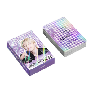KPOP 124 pz/scatola Bangtan Boys <span class=keywords><strong>Jimin</strong></span> 2026 Laser Photocard Lomo Card Photo Card - Product Image 4