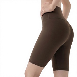 Shorts <span class=keywords><strong>Jaga</strong></span> Ball pour femme, 5 pouces, effet seconde peau, taille haute, contrôle du ventre, effet galbant fessier, sans coutures latérales, pour cyclisme et yoga - Product Image 1