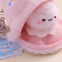 Porte-clés en peluche Océan, pendentif doux en forme d'animal marin, breloque de sac, accessoire de porte-clés sur le thème marin