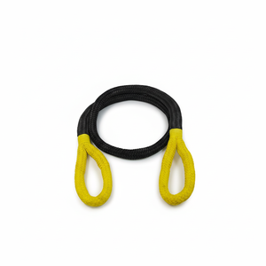 Outils d'urgence pour l'extérieur, sangle de remorquage en nylon/polyester + métal épaisse pour véhicule, camion, remorque, assistance, noir/Hyropes - Product Image 2