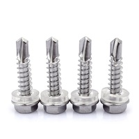 Vis auto-perceuses puissantes DIN 7504 en acier inoxydable au carbone à pénétration pour acier de gros calibre et substrats durs