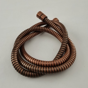 Modern Design Luxury <strong>Red</strong> Bronze Flexible Stainless Steel Bathroom <strong>Bidet</strong> Plumbing Shower Rain Water Hose Tube - Product Image 5