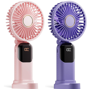 USB sạc có thể gập lại tiện dụng fan hâm mộ 1200mAh lên đến 5000mAh + tùy chỉnh pin xách tay mini yên tĩnh gấp cầm tay fan hâm mộ - Product Image 1