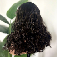 Perruque casher juive en cheveux humains européens, avec dessus en soie, frontale en dentelle, sans colle, pour femme