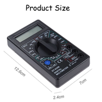 Mini multimètre numérique LCD DT830B voltmètre électrique ampèremètre Ohm testeur AC/DC 750/1000V Amp Volt Ohm testeur multi mètre