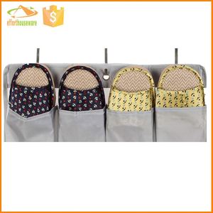 Modern Design Fabric Wall Organizer 20-Pocket Hanging <b>Shoe</b> Bag Storage Multifunction Foldable for Home Use in Living Room - Product Image 5