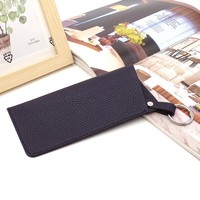 Étui à lunettes à la mode en gros à crochet anneau circulaire étui de protection portable pour lunettes de sport et lunettes de soleil