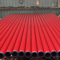Tuyaux de structure en acier au carbone peints en rouge ASTM A53 ERW pour la lutte contre les incendies de Tianjin Baolai Steel UL/FM