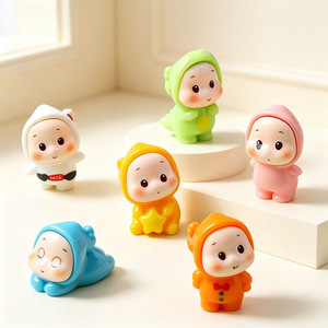 Lan Tong – poupée en résine mignonne, jouet en peluche, étoile à câliner, ornement de bureau de voiture, petite décoration, cadeau pour enfants et adultes - Product Image 1
