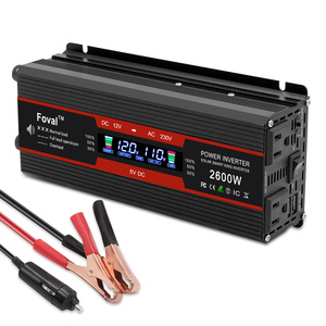 800W Peak 2KW 2000W DC 12V à AC 110V onduleur convertisseur de voiture à onde sinusoïdale modifiée avec prise américaine marque <span class=keywords><strong>Lvyuan</strong></span> - Product Image 2