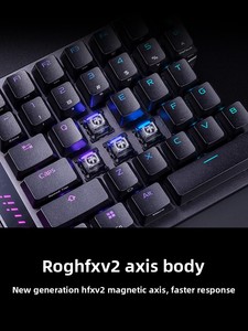 ROG falcata คีย์บอร์ดกลไก75% ไร้สาย Claymore 3โหมด <span class=keywords><strong>V2</strong></span>แม่เหล็กสวิตช์แม่เหล็กที่ถอดออกได้ส่วนที่เหลือของข้อมือ8K roghfx - Product Image 3