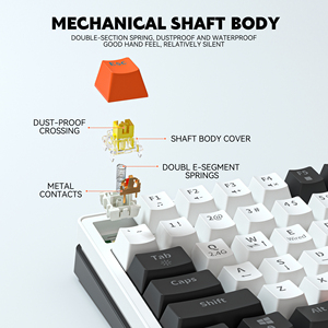 CUSTOM DIY ZA87 USB Type-C Gaming Mechanical Keyboard 2.4G RGB <b>Wireless</b> English/Russian/Korean Screen Anti-Ghosting Multi-Keys D - Product Image 6