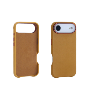 <span class=keywords><strong>Coque</strong></span> de téléphone en <span class=keywords><strong>cuir</strong></span> PU simple antichoc avec double découpe de boutons et grand écran précis pour iPhone 16 Pro Max, corps en titane robuste - Product Image 3
