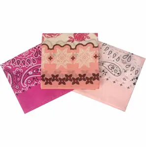 New design cheap price fashion bandanas 2024 Hot Selling Soft Custom made Low MOQ Popular Hot selling Solid Color