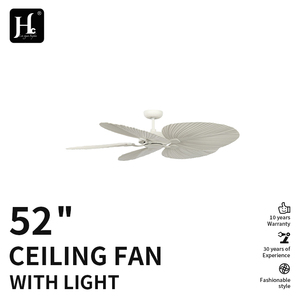 <b>Ceiling</b> Fan with <b>Light</b>, Vintage Banana Leaf Simple <b>Ceiling</b> Fan for Living Room, Chandelier <b>Ceiling</b> <b>Light</b> with Fan - Product Image 2