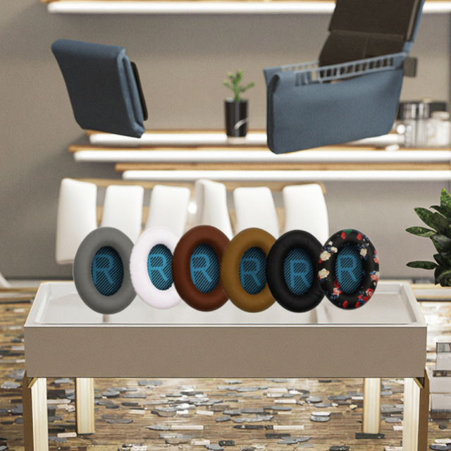 Free Shipping Earpads Replacement Ear Pads Cushion Cups Covers for B Ose QC25 Headphones With High Quality Protein Leather