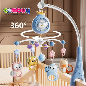 Jouets de projection rotatifs lumineux à télécommande pour tout-petits, cloche de lit musicale suspendue pour bébé - Product Image 6