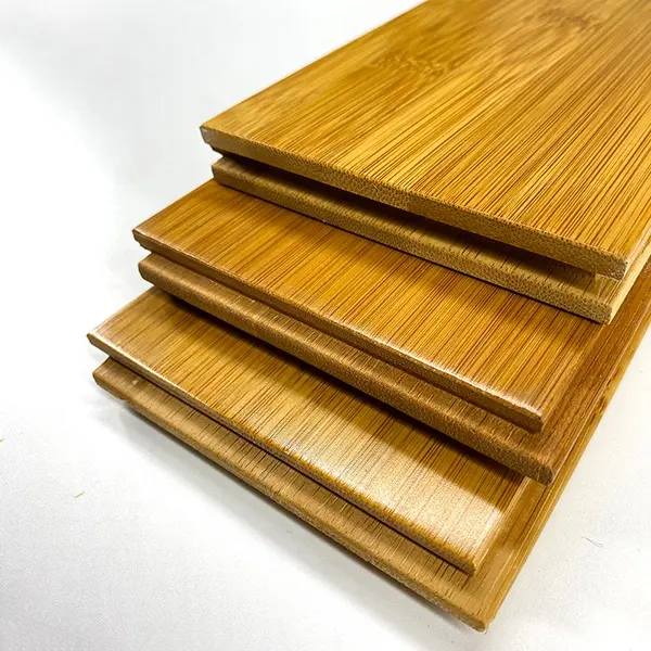 Suelo de bambú Natural para interiores, laminado de madera, con clic
