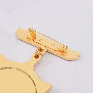 Medalla Personalizada de Honor, Broche de Metal Chapado en Oro, Esmalte Pintado al Horno, Impresión UV, Imán, Premio para Aniversario, Estilo Antiguo/Moderno - Product Image 3