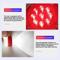 Bâton de signalisation routière rechargeable à LED et réfléchissant, portatif, pour stoppeur routier