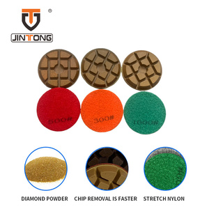 Disco de Pulido de Resina de Diamante Serie Little Grinding King de Jintong, Base para Pulir Pisos de Concreto, OEM, para Máquina Pulidora - Product Image 3