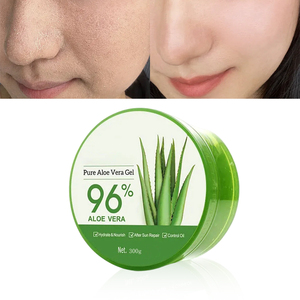 Pelembap Pereda Kulit Terbakar Matahari Label Pribadi <span class=keywords><strong>Gel</strong></span> Lidah Buaya Murni Organik untuk Wajah Semua Jenis Kulit - Product Image 1