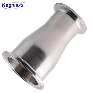 Kegmaxs GoodQuality Reducer Tri Clamp Tube 2 "Tube OD to 1-1/2" Tube OD SS304 raccordo sanitario Corny Keg Drip Tray Cleaning Keg - Product Image 3