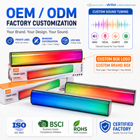 Speaker Bluetooth Kolom Outdoor Bass Aktif Nirkabel Mini Portabel untuk Pesta DJ, Gaming, dan Peralatan Suara