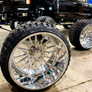 Ruedas Traseras Dobles Forjadas y Pulimentadas OEM <span class=keywords><strong>de</strong></span> 22-30 Pulgadas 8x170 6x135 para Ford Bronco Raptor F150 Ranger Tremor Expedition Ram 1500 Rebel - Product Image 3