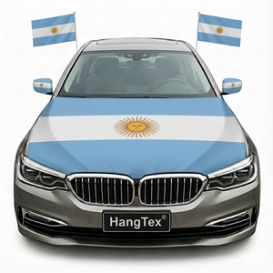 غطاء سيارة من النايلون المقاوم للماء لمشجعي منتخب الأرجنتين لكأس العالم 2026، غطاء للمراقبة الجانبية وغطاء للمرآة الخلفية - Product Image 1