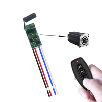 Modul Penerima Relay RF Nirkabel 433.92Mhz DC 3.6V 6V 12V 1CH Sakelar dan Pemancar Remote Control untuk Maju dan Mundur DIY