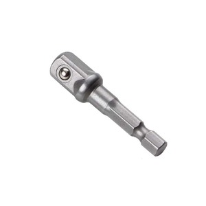 3/8 <b>Drill</b> <b>Bit</b> Extension Rod 50mm Length 45 Steel Zinc Plated Adaptor For Power Tools - Product Image 2