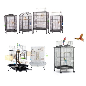 Gabbia Portatile per Allevamento di Piccioni e Pappagalli, Voliera per Uccelli di Piccole, Medie e Grandi Dimensioni, Gabbia per Uccelli da Esterno in Ferro e Plastica, Robusta ed Ecologica - Product Image 5