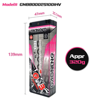 GNB GAONENG 8000MAH 2S 7.6V 100C 200C Baterai LiPo Hard Case 5mm 5.0mm Bullet Mobil RC 1:10 1/10