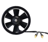 Moteur QX-Motor 30mm EDF 6 pales, ventilateur cannelé QF1611, moteur sans balais avec ESC 40A / 20A 2-6S pour modèles d'avions RC DIY et modèles de voitures