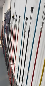 Lança de Pesca Submarina de Alumínio de 2m com 3 Seções, Ponta de Lança com 5 Dentes, Cabeça de Espinho Afiada, Lança Paralizante Matte Black para Iate e Barco - Product Image 2