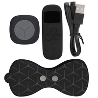Masseur EMS sans fil rechargeable par USB avec télécommande intelligente, massage par impulsions et pétrissage pour soulager les douleurs cervicales