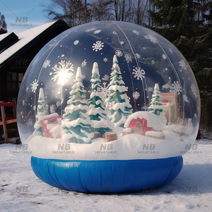 Outdoor <b>Kids</b> Party Event <b>Bubble</b> Tent Snow Globe Photo Booth Inflatable Christmas 202404 Inflatable Snowglobe Outdoor <b>Kids</b> Party - Product Image 2