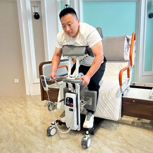 Machine de transfert de patient électrique 45 kg, télécommande, IP54, fonctionnement au sol, couleur grise, pour personnes âgées alitées et hémiplégiques - Product Image 3