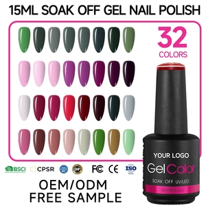 Esmalte de Uñas en Gel Cruelty-Free de 15ml, Curado UV, Anti-Rayones, Color Intenso, Etiqueta Privada, Venta al Por Mayor - Product Image 1