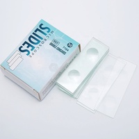 7103 Single Concave Borosilicate Glass Microscope Slides with Ground Edge