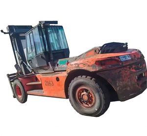 Montacargas Linde Usado de 16 Toneladas, Diésel Eléctrico, con Mástil de 3 Etapas, Motor de Alta Calidad, Capacidad Todoterreno, 1 Año de Garantía - Product Image 1