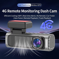 Caméra de tableau de bord de voiture 4K+1K avec double objectif avant et arrière, suivi en direct 4G, Wi-Fi, GPS, 2 caméras 4K