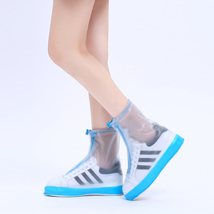 Cubrezapatos Reutilizables de PVC y <span class=keywords><strong>Goma</strong></span>, Plegables, Antideslizantes, Impermeables, para Lluvia y Nieve - Product Image 2