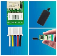 KONST RF 433MHz 315MHz Commutateur de télécommande 4 boutons Petit contrôleur LED pour DC3.5V-12V de porte de garage Portée de 100m Code roulant